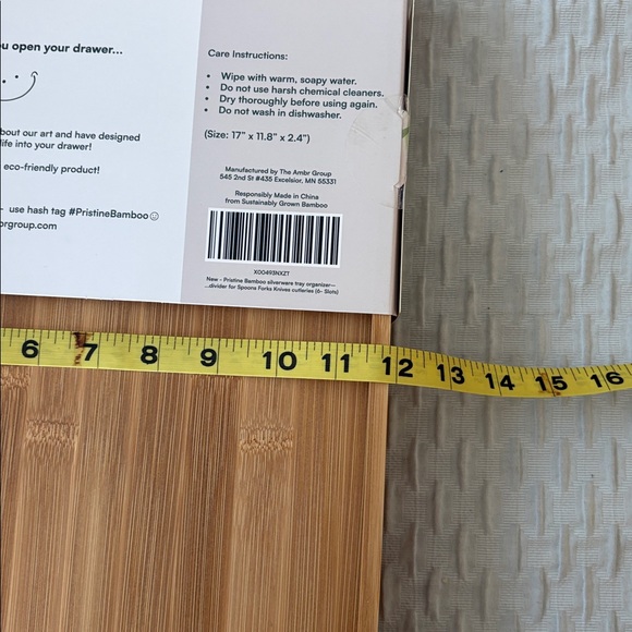 Premium Bamboo Drawer Organizer by - Picture 4 of 7